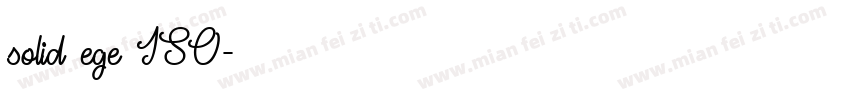 solid ege ISO字体转换